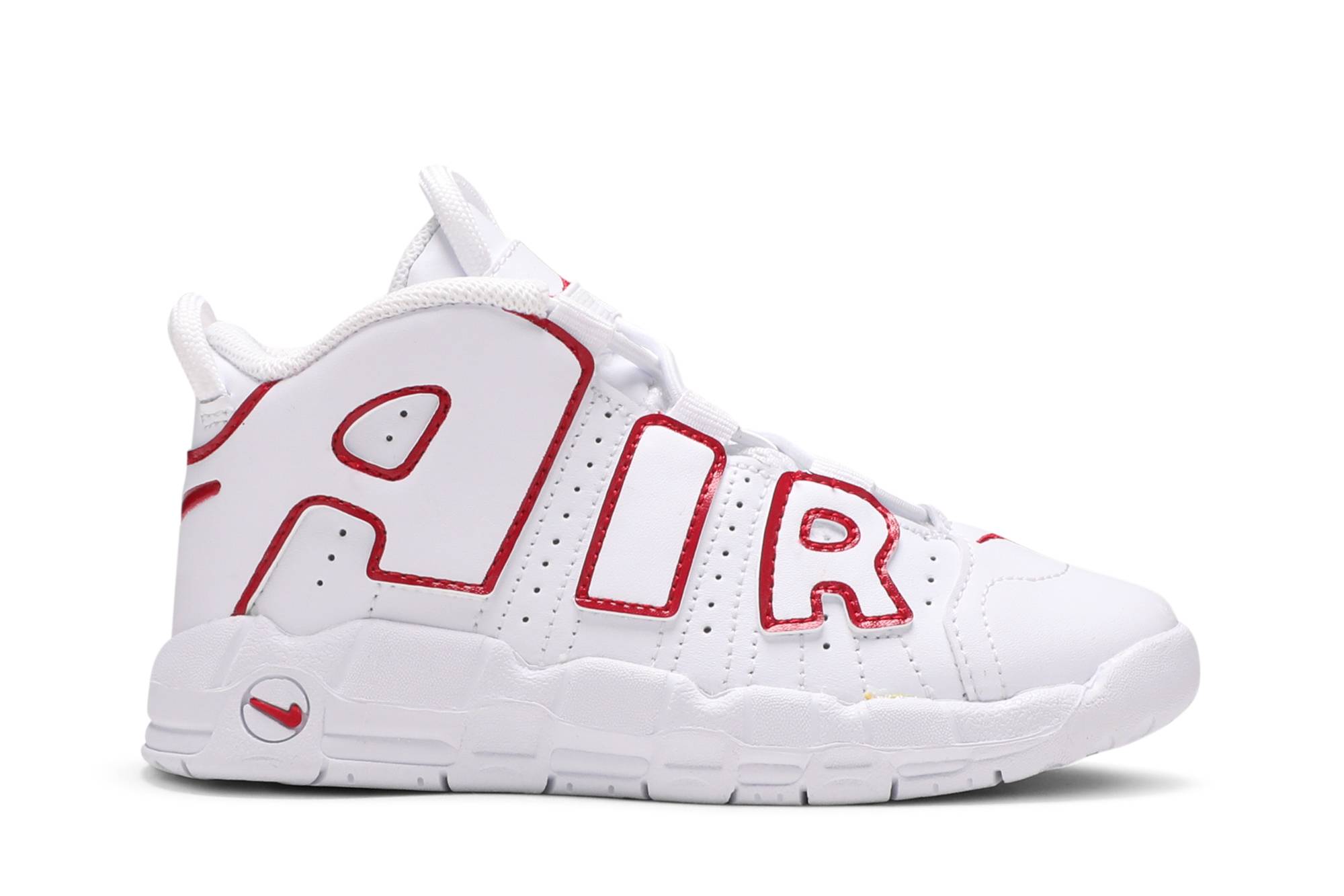 (Toddler) Nike Air More Uptempo 2021 'White Varsity Red' DJ5990-100