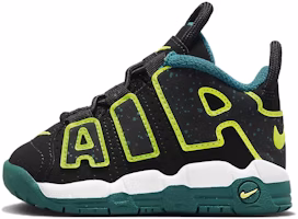 (Toddler) Nike Air More Uptempo 'Black Geode Teal' DZ2811-001 (Toddler) Nike Air More Uptempo 'Black Geode Teal' DZ2811-001