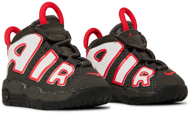 (Toddler) Nike Air More Uptempo 'Medium Ash Siren Red White' DH9722-200 Cheap (Toddler) Nike Air More Uptempo 'Medium Ash Siren Red White' DH9722-200