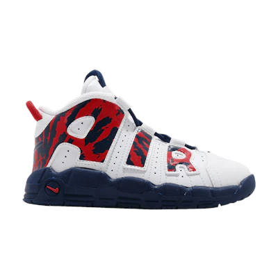 (TD) Nike Air More Uptempo 'Red Navy Camo'