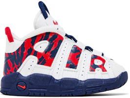 (Toddler) Nike Air More Uptempo 'Red Navy Camo' CZ7887-100 (Toddler) Nike Air More Uptempo 'Red Navy Camo' CZ7887-100
