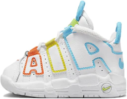 (Toddler) Nike Air More Uptempo 'White Rainbow' FJ4626-100 (Toddler) Nike Air More Uptempo 'White Rainbow' FJ4626-100