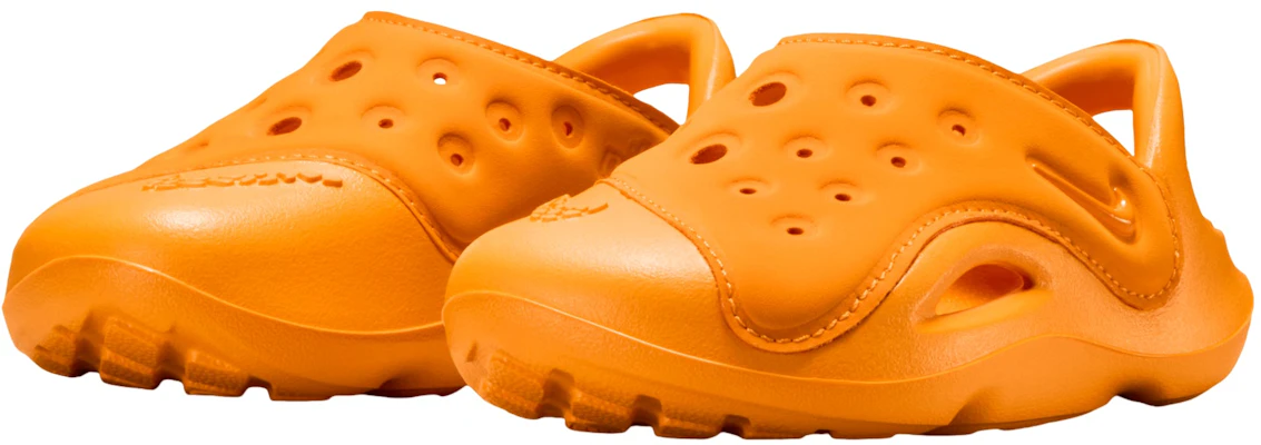(TD) Nike Aqua Swoosh Sandal ''Orange Peel'' Lelaki Wanita Sandal. FN0875-800 Lookbook (TD) Nike Aqua Swoosh Sandal ''Orange Peel'' Lelaki Wanita Sandal. FN0875-800