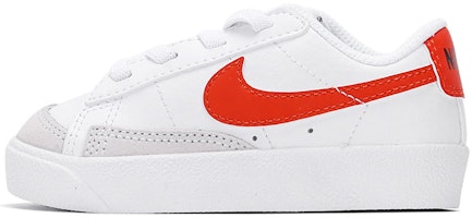 (Toddler) Nike Blazer Low '77 Sneakers White/Red DA4076-106 (Toddler) Nike Blazer Low '77 Sneakers White/Red DA4076-106