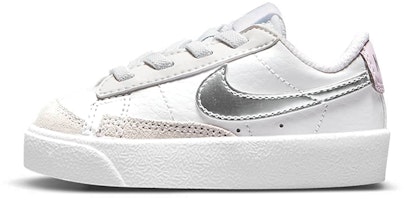 (Toddler) Nike Blazer Low '77 TD 'Platinum Tint Metallic Silver' DA4076-003 (Toddler) Nike Blazer Low '77 TD 'Platinum Tint Metallic Silver' DA4076-003