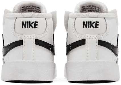 (TD) Nike Blazer Mid '77 'Putih Hitam' DA4088-100 Details for (TD) Nike Blazer Mid '77 'Putih Hitam' DA4088-100