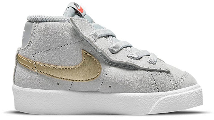 (Toddler) Nike Blazer Mid '77 TD 'Grey Metallic Gold Star' DD1851-002 Order (Toddler) Nike Blazer Mid '77 TD 'Grey Metallic Gold Star' DD1851-002