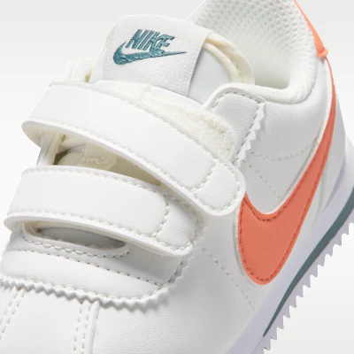 (TD) Nike Cortez Segel/Weiß/Mineralblau/Orange Frost IM2209-109 Sizing (TD) Nike Cortez Segel/Weiß/Mineralblau/Orange Frost IM2209-109