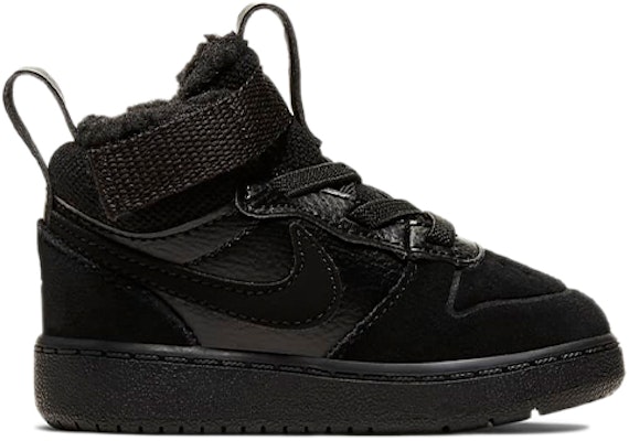 (Toddler) Nike Court Borough 2 Mid-Top Sneakers Black CQ4027-001 Order (Toddler) Nike Court Borough 2 Mid-Top Sneakers Black CQ4027-001
