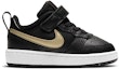Order (TD) Nike Court Borough Low 2 'Hitam Emas Metalik Bintang' BQ5453-011