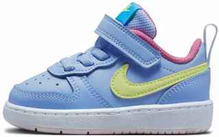(Toddler) Nike Court Borough Low 2 'Cobalt Bliss Light Lemon Twist' BQ5453-405 (Toddler) Nike Court Borough Low 2 'Cobalt Bliss Light Lemon Twist' BQ5453-405