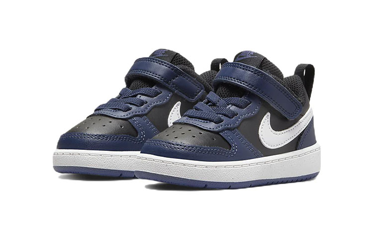 Lookbook (TD) Nike Court Borough Low 2 'Midnight Navy' Lelaki Warna Kelasi Malam BQ5453-404