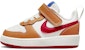 (TD) Nike Court Borough Low 2 'Sail Hot Curry' Lelaki Wanita Kasual Sneakers BQ5453-119