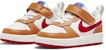 (TD) Nike Court Borough Low 2 'Sail Hot Curry' Lelaki Wanita Kasual Sneakers BQ5453-119