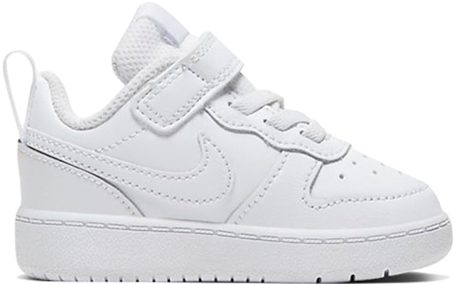 (Toddler) Nike Court Borough Low 2 'Triple White' BQ5453-100 Order (Toddler) Nike Court Borough Low 2 'Triple White' BQ5453-100