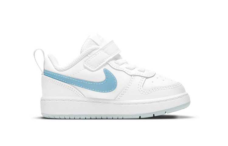 Order 【TD嬰幼兒】Nike Court Borough Low 2 MWH 魔術帶 低筒休閒板鞋 白粉藍