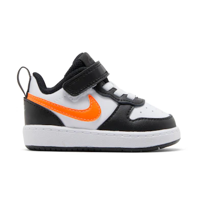 (TD) Nike Court Borough Low 2 'White Black Orange'