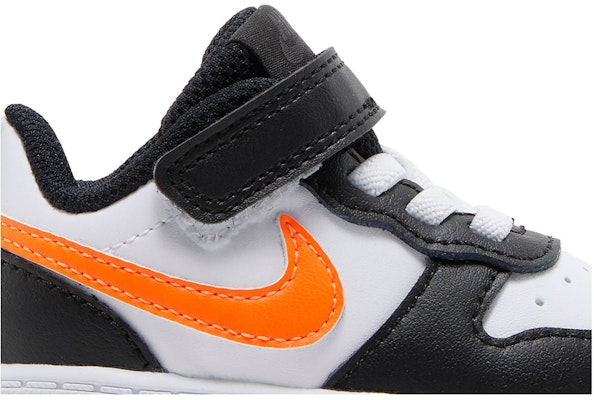 (Toddler) Nike Court Borough Low 2 'White Black Orange' BQ5453-115 Order (Toddler) Nike Court Borough Low 2 'White Black Orange' BQ5453-115