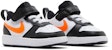 (TD) Nike Court Borough Low 2 'Putih Hitam Jingga' BQ5453-115