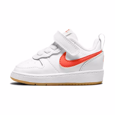 (TD) Nike Court Borough Low 2 'White Orange'