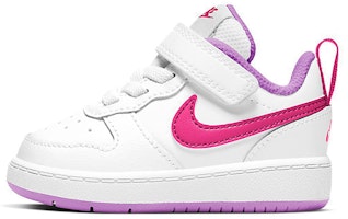 (Toddler) Nike Court Borough Low 2 'White Purple Pink' BQ5453-111