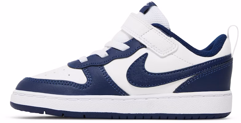 (Toddler) Nike Court Borough Low 2 'White Signal Blue' BQ5453-107 Lookbook (Toddler) Nike Court Borough Low 2 'White Signal Blue' BQ5453-107
