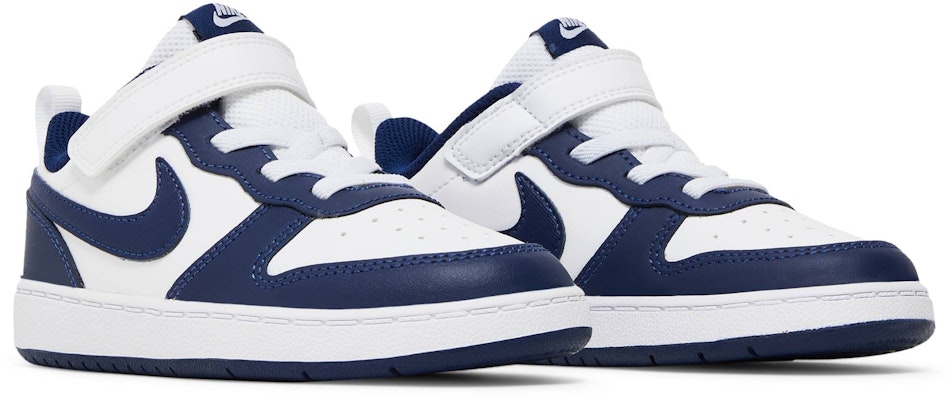 (Toddler) Nike Court Borough Low 2 'White Signal Blue' BQ5453-107 Cheap (Toddler) Nike Court Borough Low 2 'White Signal Blue' BQ5453-107