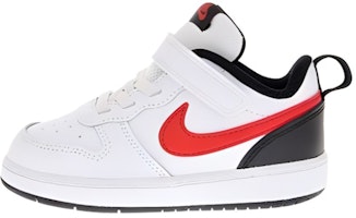 (Toddler) Nike Court Borough Low 2 'White University Red' BQ5453-110 (Toddler) Nike Court Borough Low 2 'White University Red' BQ5453-110