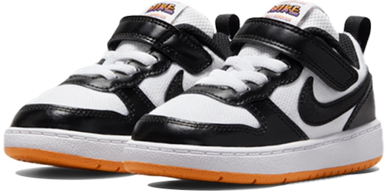 (Toddler) Nike Court Borough Low 2 SE 'White Kumquat Black' DN1230-100 Lookbook (Toddler) Nike Court Borough Low 2 SE 'White Kumquat Black' DN1230-100