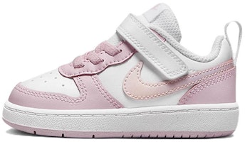(Toddler) Nike Court Borough Low 2 SE 'White Pink Foam' DQ0493-100 (Toddler) Nike Court Borough Low 2 SE 'White Pink Foam' DQ0493-100