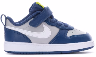 (Toddler) Nike Court Borough Low 'Grey Fog Mystic Navy' BQ5453-016 (Toddler) Nike Court Borough Low 'Grey Fog Mystic Navy' BQ5453-016