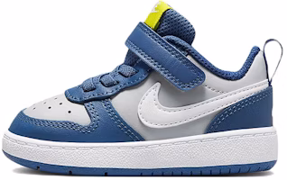 (Toddler) Nike Court Borough Low 'Grey Fog Mystic Navy' BQ5453-016 (Toddler) Nike Court Borough Low 'Grey Fog Mystic Navy' BQ5453-016