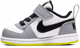 (Toddler) Nike Court Borough Low 'Grey White Black' 870029-104 (Toddler) Nike Court Borough Low 'Grey White Black' 870029-104