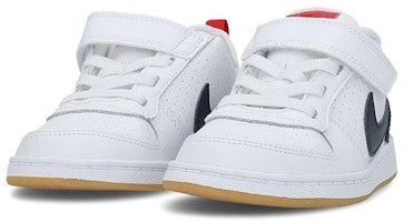 (TD) 나이키 코트 버로우 로우 '화이트 블루 레드' 870029-105 Lookbook (TD) 나이키 코트 버로우 로우 '화이트 블루 레드' 870029-105