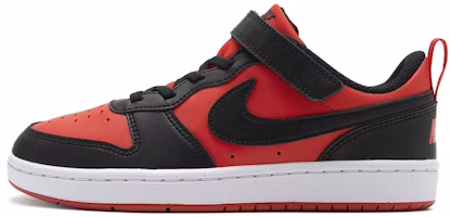 (Toddler) Nike Court Borough Low Recraft 'Black University Red' DV5458-600 (Toddler) Nike Court Borough Low Recraft 'Black University Red' DV5458-600