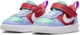 (TD) Nike Court Borough Low Recraft 'Cobalt Bliss Track Red' - Biru Cobalt Merah Track DV5458-400