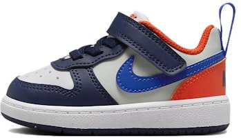 (Toddler) Nike Court Borough Low Recraft 'Midnight Navy Team Orange' DV5458-401 (Toddler) Nike Court Borough Low Recraft 'Midnight Navy Team Orange' DV5458-401