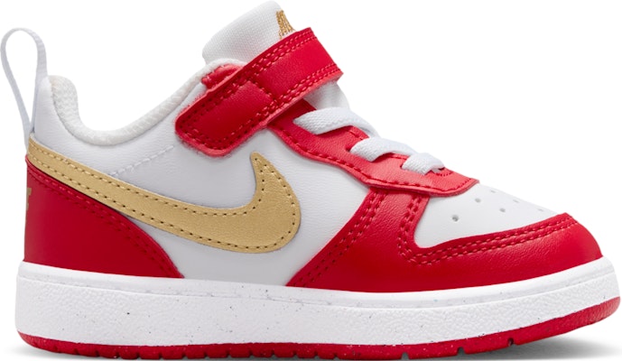 (Toddler) Nike Court Borough Low Recraft 'White University Red' DV5458-137 Order (Toddler) Nike Court Borough Low Recraft 'White University Red' DV5458-137