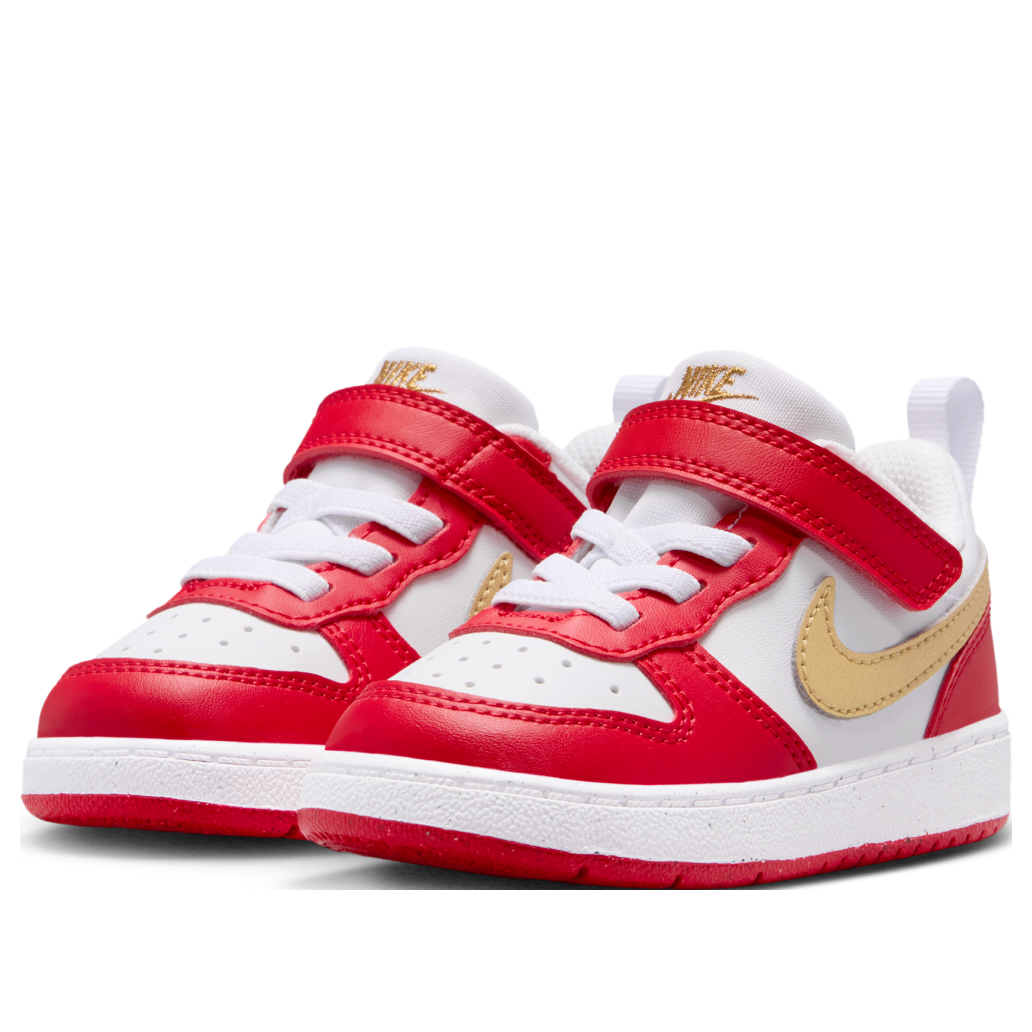 Lookbook (Toddler) Nike Court Borough Low Recraft 'White University Red' DV5458-137