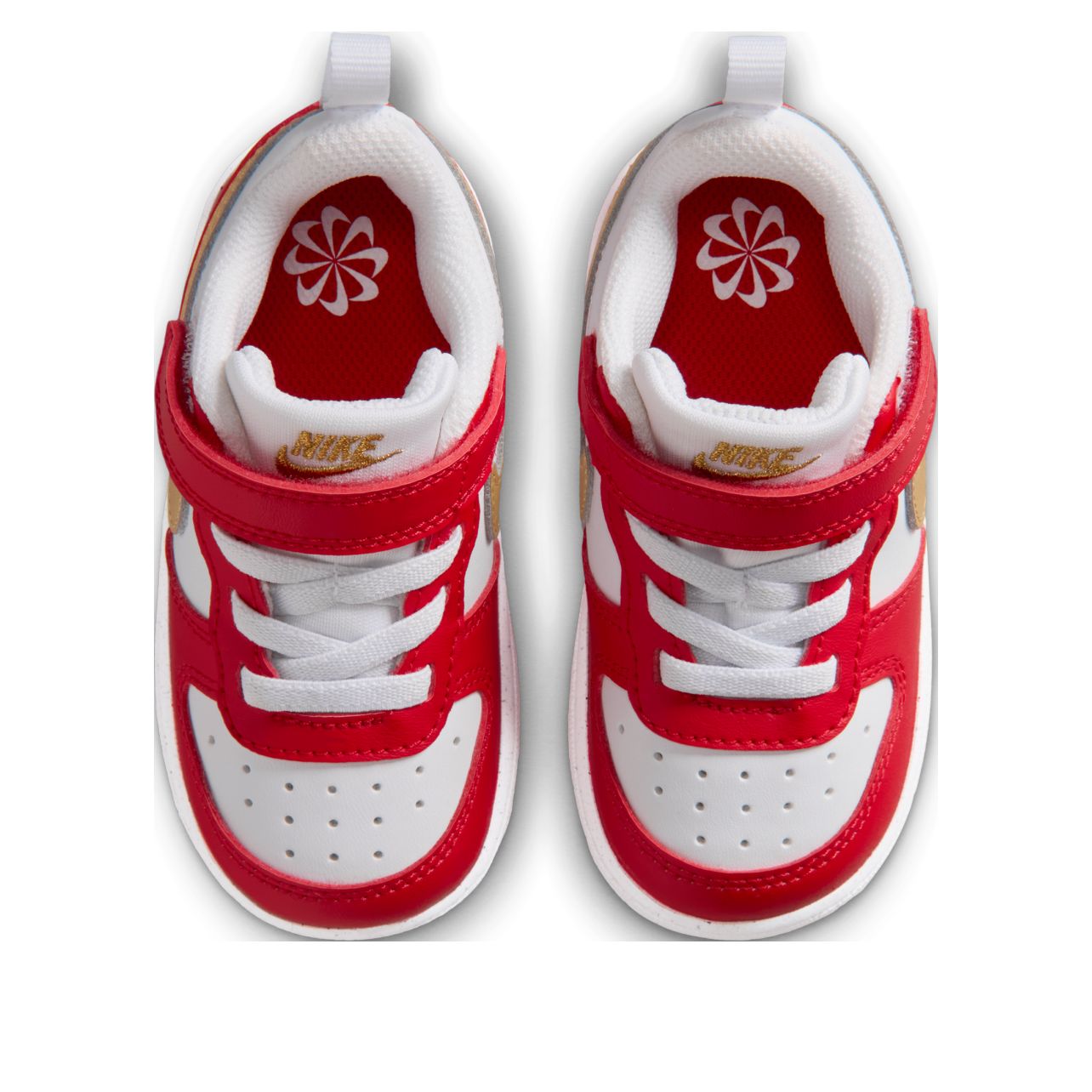 Shop (Toddler) Nike Court Borough Low Recraft 'White University Red' DV5458-137