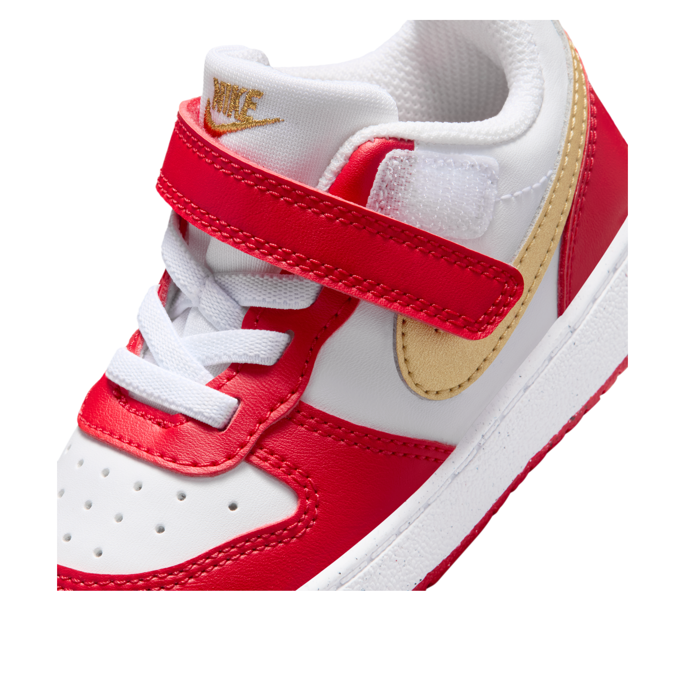 Sizing (Toddler) Nike Court Borough Low Recraft 'White University Red' DV5458-137