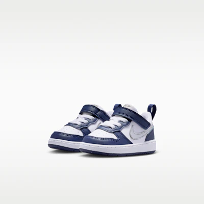 (Toddler) Nike Court Borough Low Recraft White/Deep Night/Midnight Navy/Metallic Silver DV5458-135 Purchase (Toddler) Nike Court Borough Low Recraft White/Deep Night/Midnight Navy/Metallic Silver DV5458-135