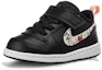 Lookbook (TD) Nike Court Borough Low VF 'Hitam Merah Jambu' BQ7033-001