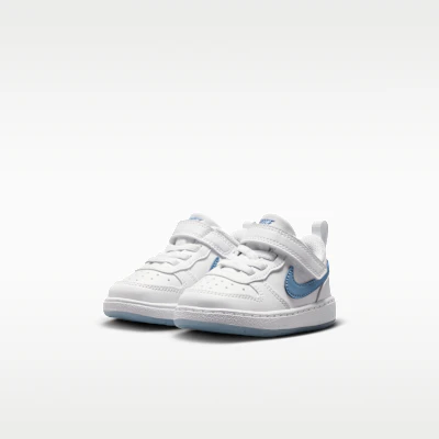 (Toddler) Nike Court Borough Low White/Work Blue IR4000-100 Purchase (Toddler) Nike Court Borough Low White/Work Blue IR4000-100