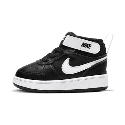 (TD) Nike Court Borough Mid 2 'Black White'