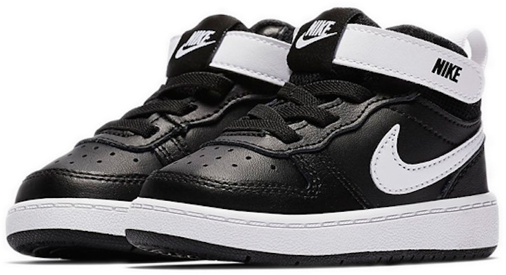 (TD) 耐克Court Borough Mid 2 '黑白'篮球鞋 CD7784-010 Lookbook (TD) 耐克Court Borough Mid 2 '黑白'篮球鞋 CD7784-010