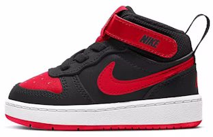 (Toddler) Nike Court Borough Mid 2 'Bred' CD7784-003 (Toddler) Nike Court Borough Mid 2 'Bred' CD7784-003
