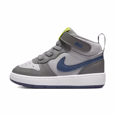 (TD) Nike Court Borough Mid 2 'Grey Fog Mystic Navy'
