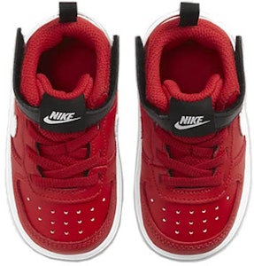 (TD) Nike Court Borough Mid 2 'Merah Hitam Putih' CD7784-600 Lookbook (TD) Nike Court Borough Mid 2 'Merah Hitam Putih' CD7784-600