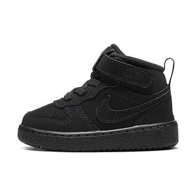 (TD) Nike Court Borough Mid 2 'Triple Black'